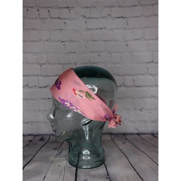 Vintage Floral Head Scarf!! - Picture 8 of 9